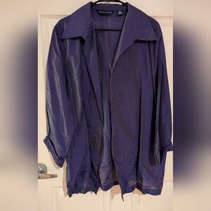 Preston & York Women's Purple Trench Coat